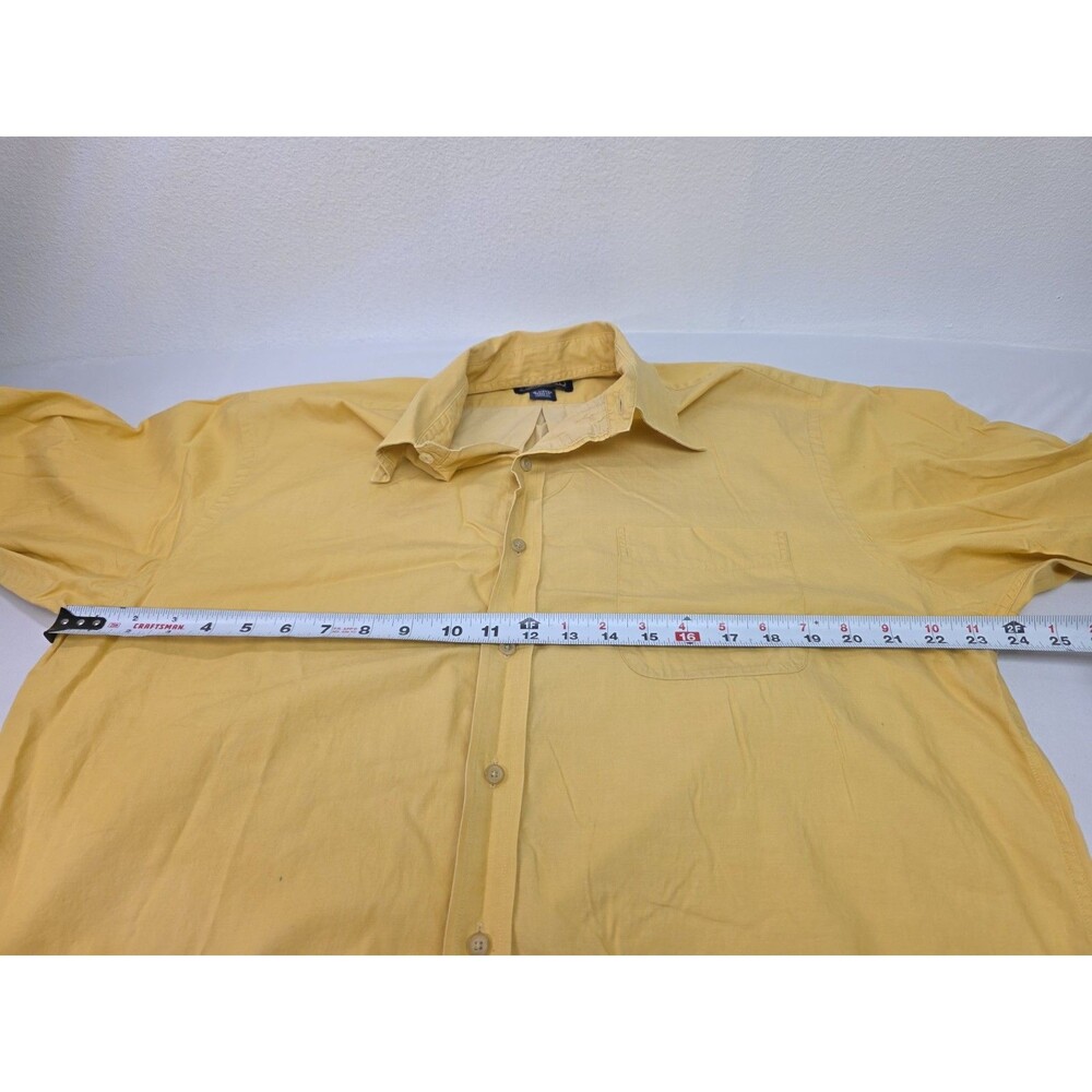Lands End Mens Traditional Fit Longsleeve Causal Dress Shirt Size Large - Picture 6 of 8
